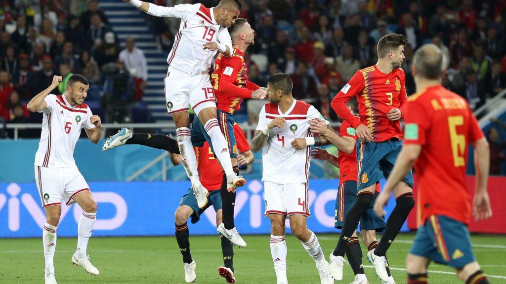 أسبانيا تتعادل 2-2 مع المغرب