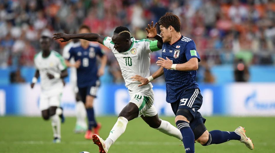 اليابان تتعادل مع السنغال 2 - 2