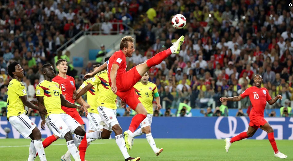 انجلترا تفوز على كولومبيا بركلات الترجيح
