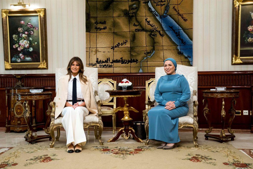 زيارة ميلانيا ترامب الى جمهورية مصر العربية