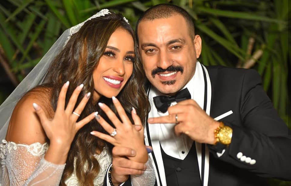 حفل زفاف المطرب دياب على المذيعة هاجر الإبيارى